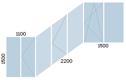 схема остекления балкона Серия П3-1