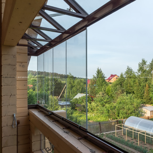 Прозрачная крыша на балкон, Алтыново