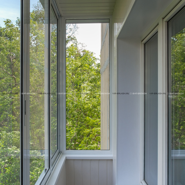 Алюминиевое остекление балкона, профиль Provedal
