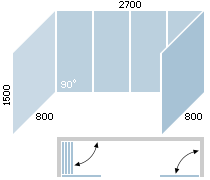схема безрамного остекления балкона Серия КОПЭ