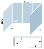 схема безрамного остекления балкона дома серии П3-II