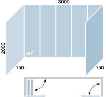 схема безрамного остекления балкона в «сталинском» доме