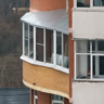 Крыша из нержавеющей стали, балкон на ул. Черского