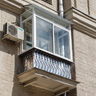 Внешняя отделка балкона парапет